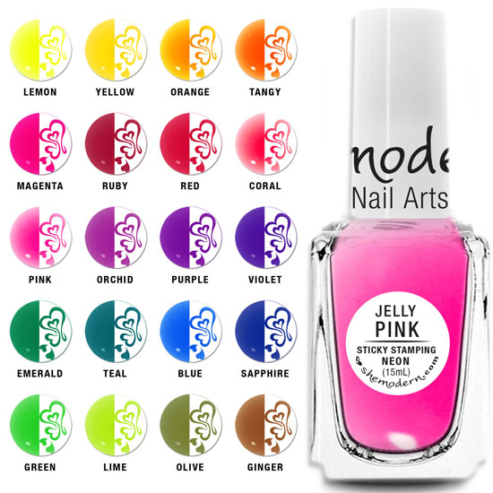 ♦ STICKY Sheer Jelly Neon Stamping Polish Air-Dry </br>Choice of 4 - Image 2