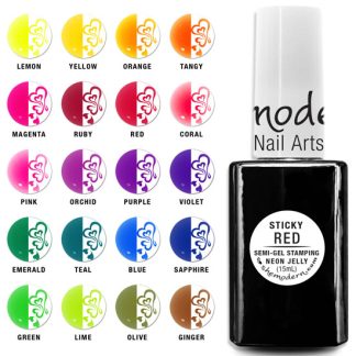 ♥ STICKY Sheer Jelly Neon Led/Uv Cure Stamping Polish Semi-Gel </br>Choice of 1