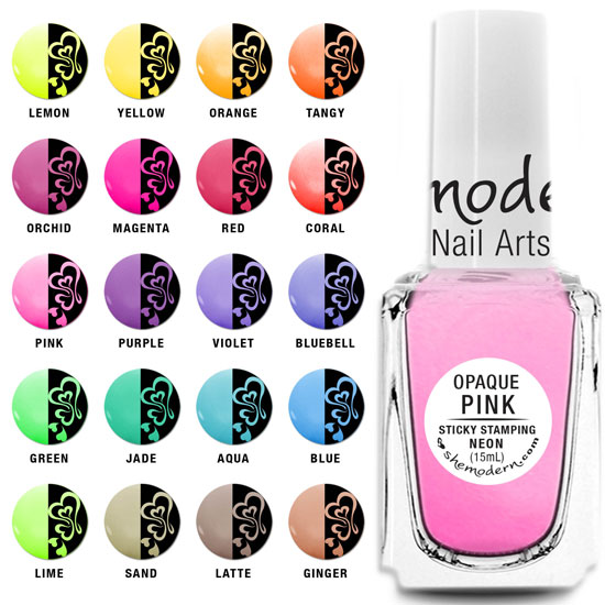 ♦ STICKY Opaque Neon Stamping Polish Air-Dry </br>Choice of 1