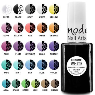 ♥ CHROME Opaque Led/Uv Cure Stamping Polish Semi-Gel </br>Choice of 1