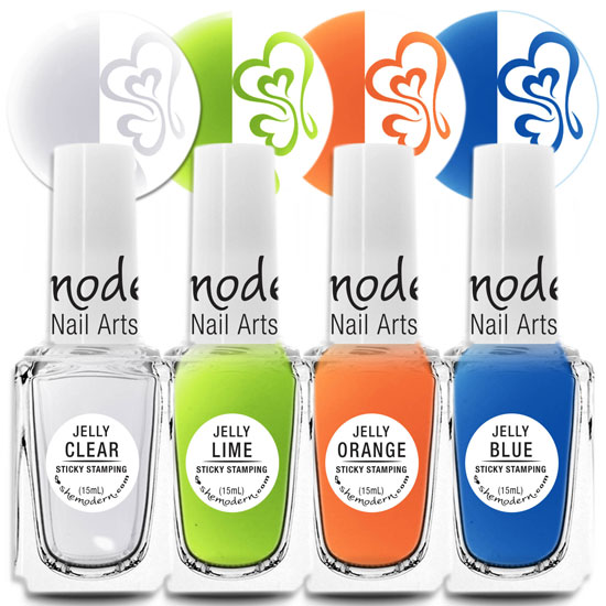 ♦ STICKY Sheer Jelly Stamping Polish Air-Dry </br>Choice of 4