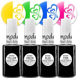 ♥ STICKY Sheer Jelly Neon Led/Uv Cure Stamping Polish Semi-Gel </br>Choice of 4