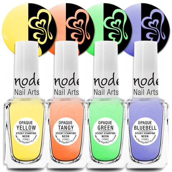 ♦ STICKY Opaque Neon Stamping Polish Air-Dry </br>Choice of 4